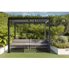 Pergola ogrodowa MIRADOR 88 Basic 3 x 3,6m Antracyt